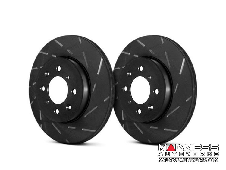 Jeep Compass Brake Rotors - EBC - Front - Slotted